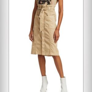 MOTHER The Paperbag Patch Skirt